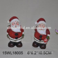 Ceramic handpainting Santa card clip